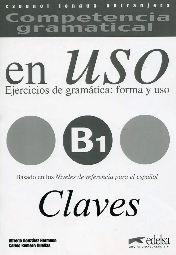 Обкладника "Competencia gram en USO B1 Claves" Обкладинка "Competencia gram en USO B1 Claves"