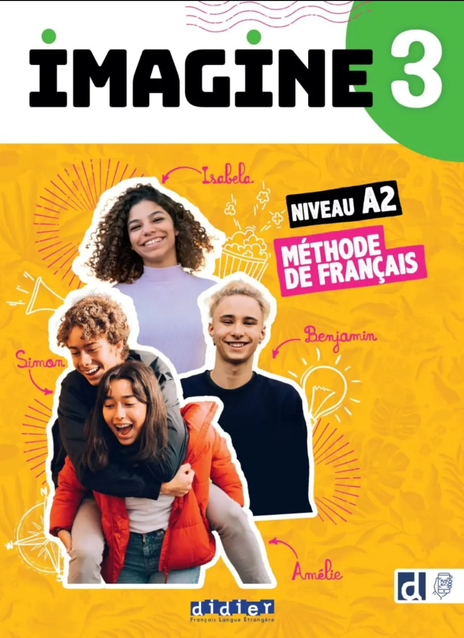 Imagine 3 A2.2 Livre + didierfle.app