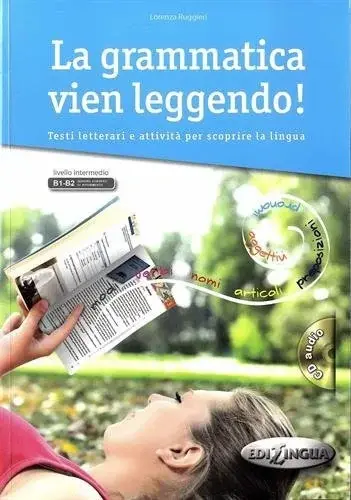 Обкладника "La Grammatica Vien Leggendo Libro + CD audio" Обкладинка "La Grammatica Vien Leggendo Libro + CD audio"