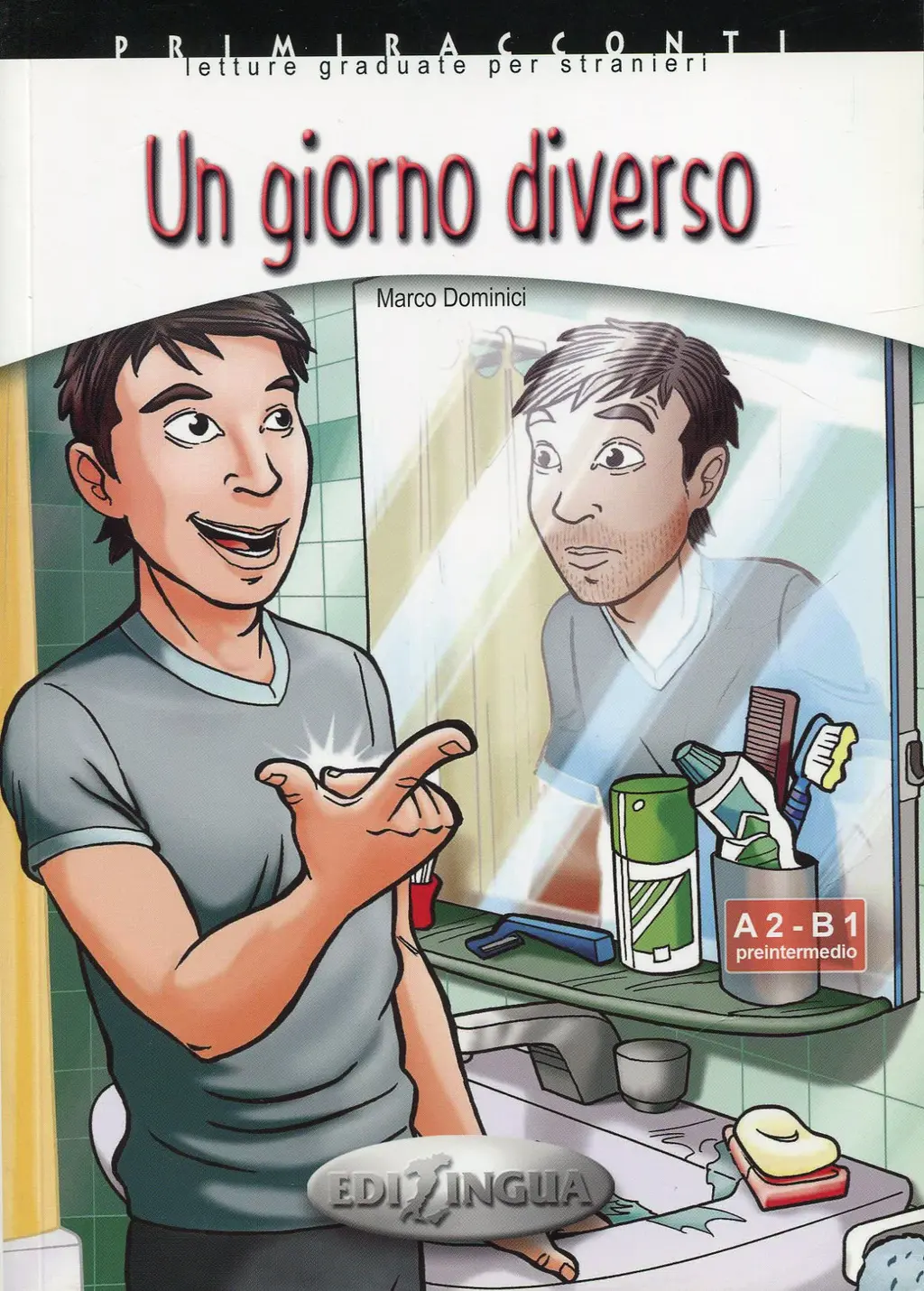 Обкладника "Primiracconti (A2-B1) Un giorno diverso + CD Audio" Обкладинка "Primiracconti (A2-B1) Un giorno diverso + CD Audio"