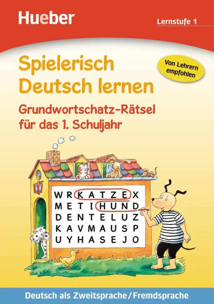 Обкладника "Spielerisch Deutsch lernen. Grundwortschatz-Ratsel fur das 1. Schuljahr" Обкладинка "Spielerisch Deutsch lernen. Grundwortschatz-Ratsel fur das 1. Schuljahr"