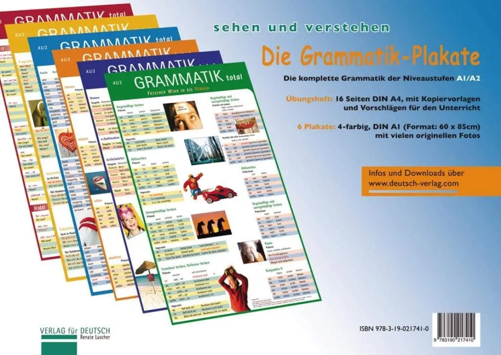 DV, Die Grammatik Plakate, Ubungsheft