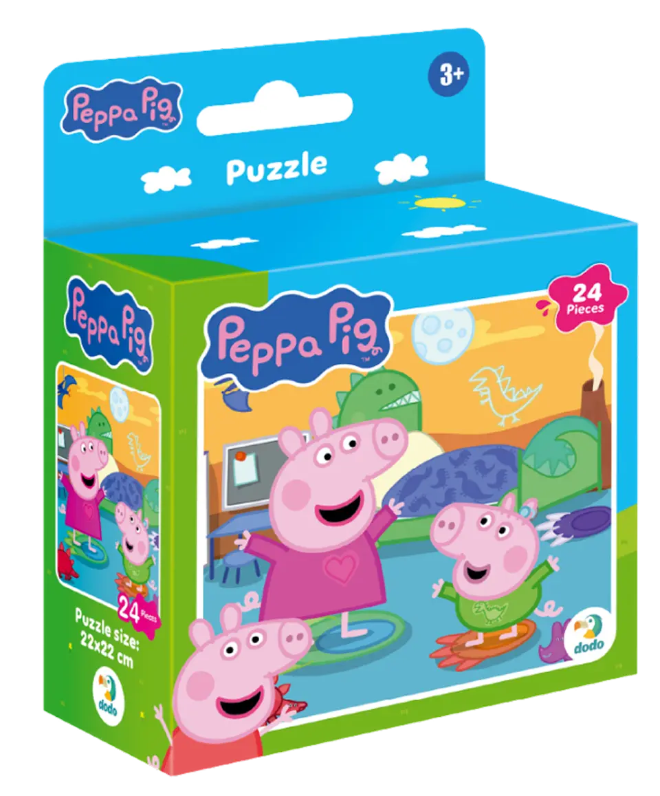 Пазл на 24 елементи Peppa Pig. Кімната динозаврика