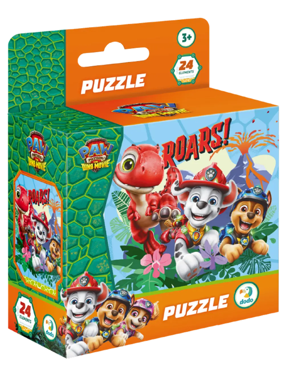 Обкладинка "Пазл на 24 елементи Paw Patrol. Рев динозавра"