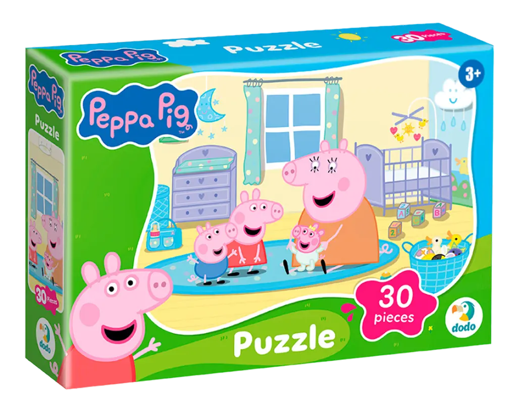 Обкладинка "Пазл на 30 елементів Peppa Pig. Кімната немовля"