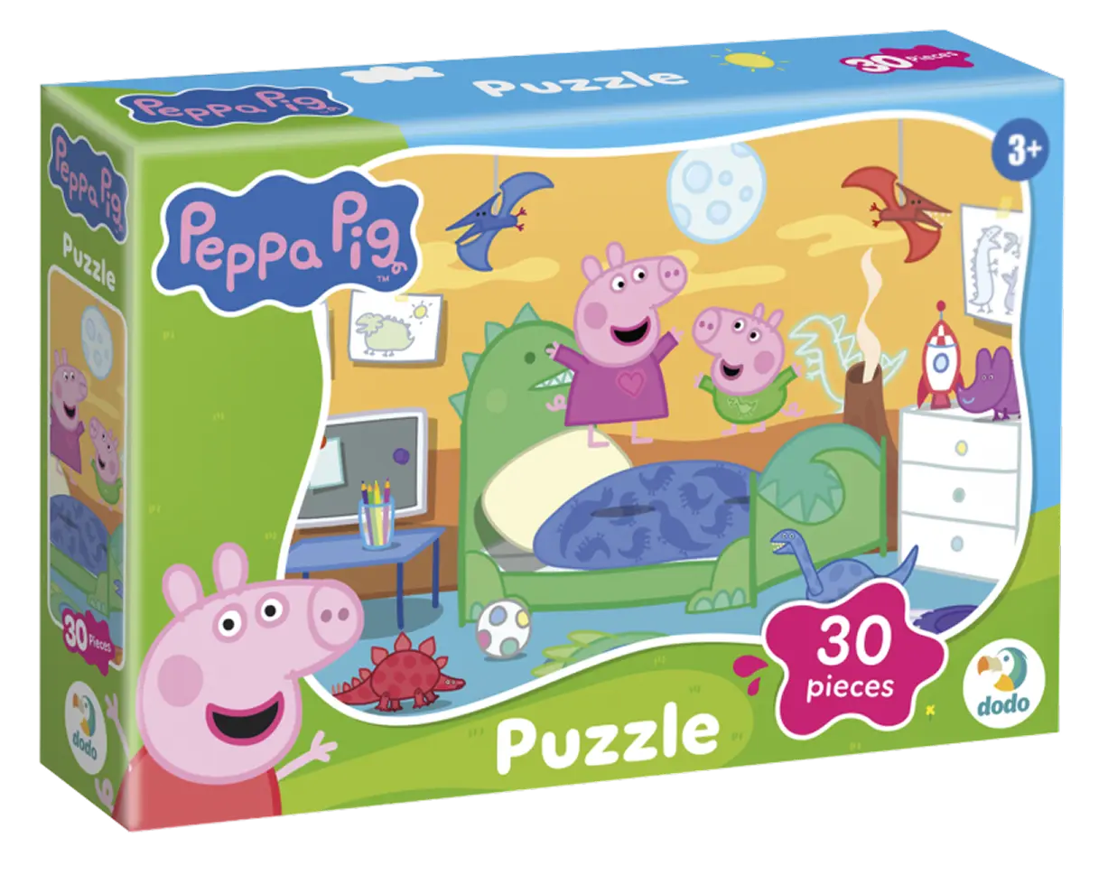 Пазл на 30 елементів Peppa Pig. Забавка перед сном