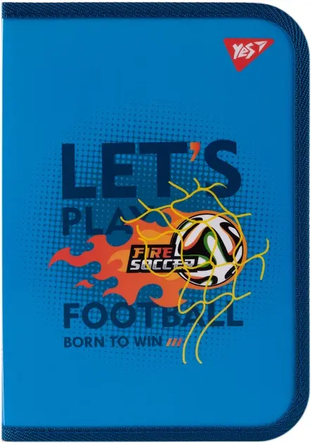 Обкладинка "Папка для зошитів YES пласт. на блискавці В5 Football"