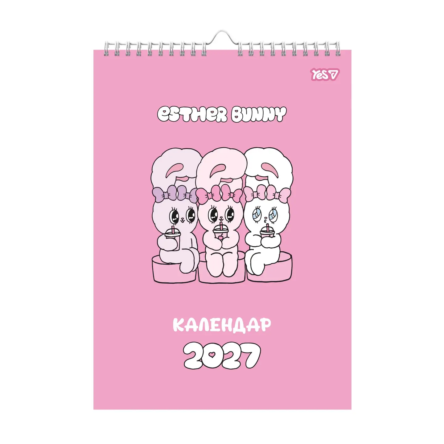 Календар-планер YES Esther Вunny настінний на 2027 р., А3