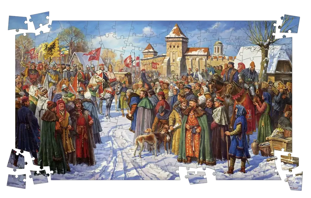 Обкладинка "Пазл дерев'яний «З'їзд європейських монархів у Луцьку»"
