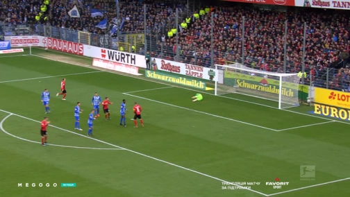 25 тур. Фрайбург — Герта 2:1. Обзор матча