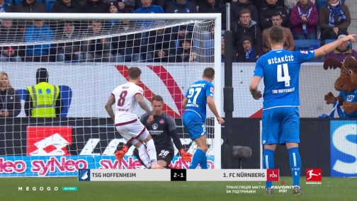 Round 25. Hoffenheim — Nürnberg 2:1. Match overview
