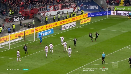 Round 26. Eintracht — Nürnberg 1:0. Match overview