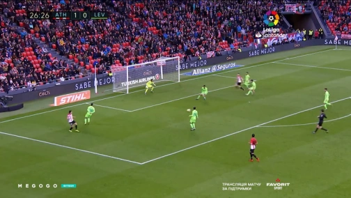 30 тур. Атлетик — Леванте 3:2. Обзор матча