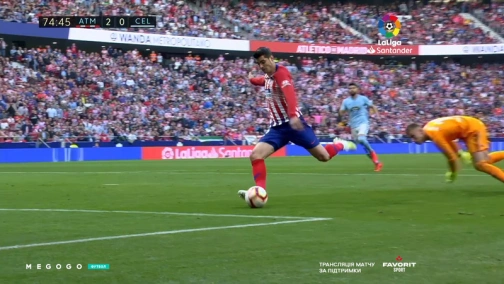 Round 32. Atletico — Celta 2:0. Match overview