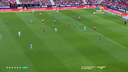 Round 32. Atletico — Celta 2:0. Match overview