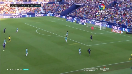 Round 7. Levante — Osasuna 1:1. Highlights