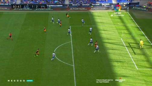 12-й тур. Еспаньйол — Валенсія 1:2. Огляд матчу