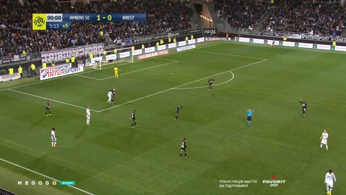 Round 12. Amiens — Stade Brestois 29 1:0. Highlights