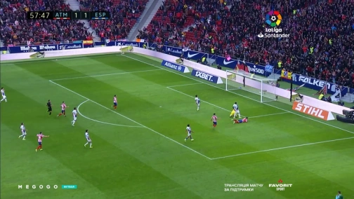 13-й тур. Атлетико — Эспаньол 3:1. Обзор матча