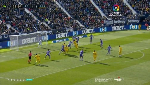 Round 14. Leganes — Barcelona 1:2. Highlights