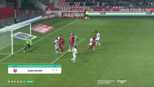 Round 16. Dijon — Montpellier 2:2. Highlights