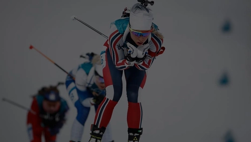 Biathlon. Winter Olympics. Beijing