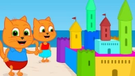 Cats Family in English - Rainbow Palace Cartoon for Kids