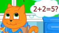 Cats Family in English - Learning Math Together Cartoon for Kids