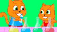 Cats Family in English - NEW EXPERIMENT Animation