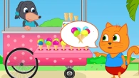 Cats Family in English - How Much Does Rainbow Ice Cream Cost Cartoon for Kids