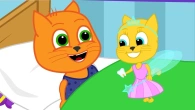 Cats Family in English - Tooth Fairy Cartoon for Kids