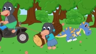 Benny Mole and Friends - Help the Little Dinosaur Cartoon for Kids