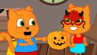 Cats Family en Français - Vacances Halloween Yyyyyyyyyyyy Dessin Animé 2019 en Français