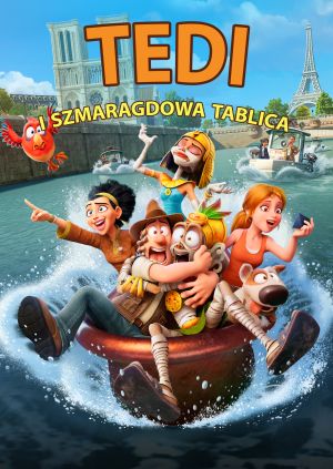 Tedi i szmaragdowa tablica — plakat