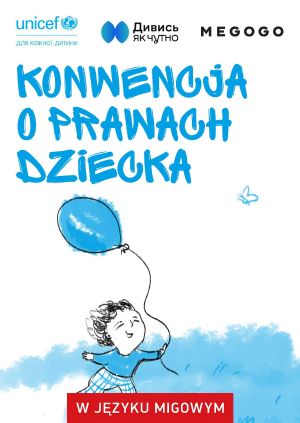 Konwencja o prawach dziecka (w języku migowym) — plakat